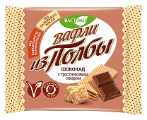 Вафли из полбы. Шоколад. С тростниковым сахаром. 45 гр. (в коробке)